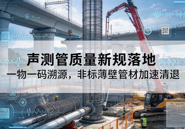 宁波声测管质量新规落地，一物一码溯源，非标薄壁管材加速清退